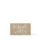 Simple Minimalist Made Love Heart Kraft Paper 