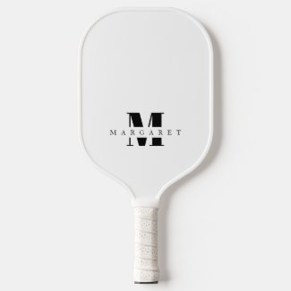 Simple Minimalist Modern Chic Monogram Name