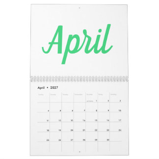 Simple Minimalist Modern Colorful Calendar 2023