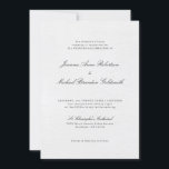 Simple Minimalist Modern Eucalyptus Olive Wedding  Invitation<br><div class="desc">Simple Minimalist Black and White Modern Wedding invitation with eucalyptus leaves and olives. Please find more matching designs and variations from my "blissweddingpaperie" store. And feel free to contact me for further customization or matching items.</div>