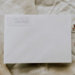 Simple Minimalist Modern Guest Address Labels<br><div class="desc">To change names and address,  click «Personalize». View the collection link on this page to see all of the matching items in this beautiful design or see the collection here: https://bit.ly/3wX4Q4r</div>