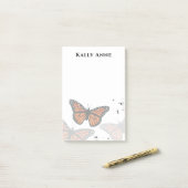 Simple Minimalist Modern Monarch Butterflies Post-it Notes | Zazzle