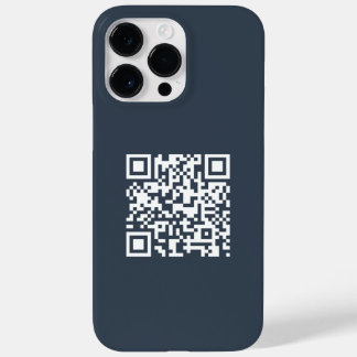 Simple Minimalist Modern Promotional QR Code Case-Mate iPhone 14 Pro Max Case