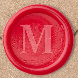 Simple Minimalist Monogram Custom Wax Seal Stamp