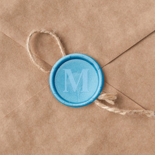 Simple Minimalist Monogram Initial Vintage Classic Wax Seal Stamp