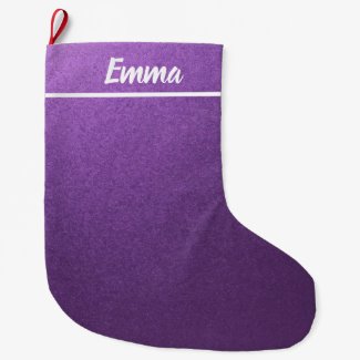 Simple Minimalist Name Script Purple