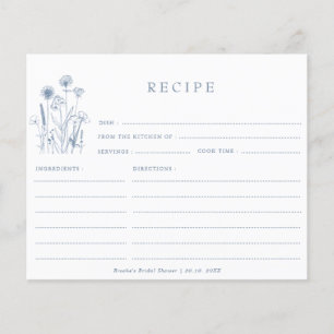 Simple Minimalist Periwinkle Bridal Shower Recipe