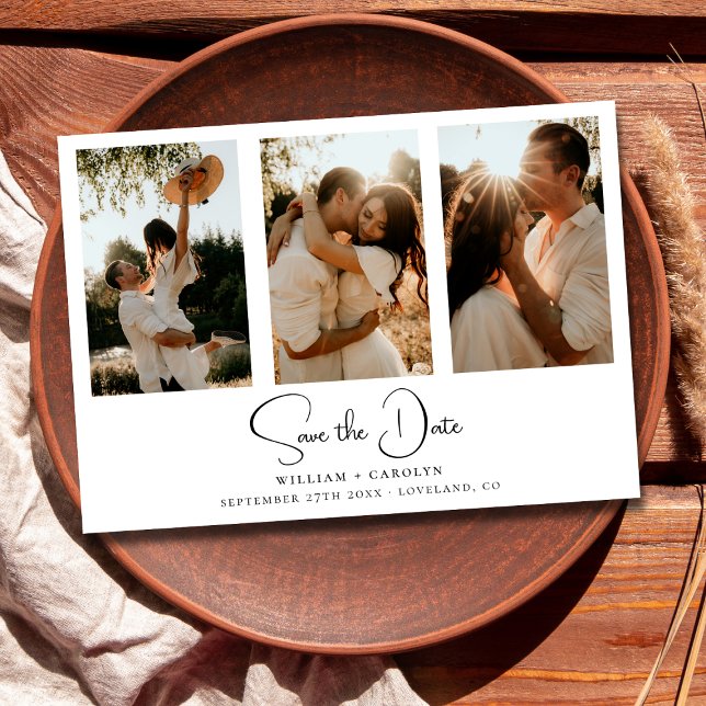 Simple Minimalist Photo Wedding Save The Date (Creator Uploaded)