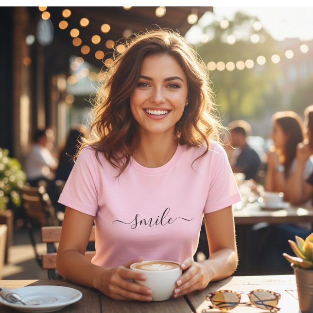 Simple Minimalist pink t-shirt for her (Creator Uploaded)