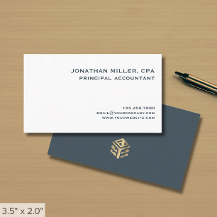 Simple Minimalist Professional Business Card