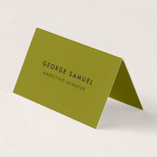 Simple Minimalist Professional Folder CustomSimple Business Card