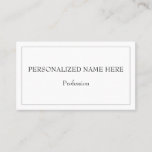 [ Thumbnail: Simple, Minimalist Professional Profile Card ]