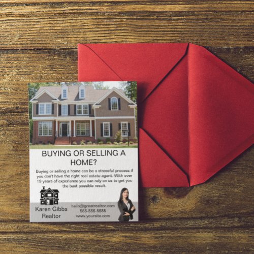 Simple Minimalist Real Estate Property Selling Postcard