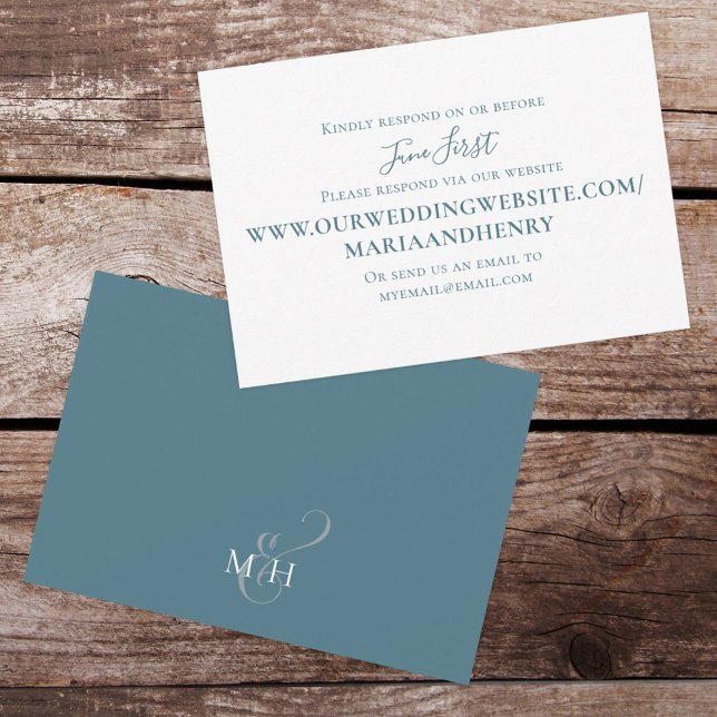 Simple Minimalist Response Via Website Simple Blue (Creator Uploaded)