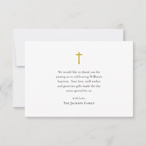 Simple, Minimalist Roman Catholic Baptism