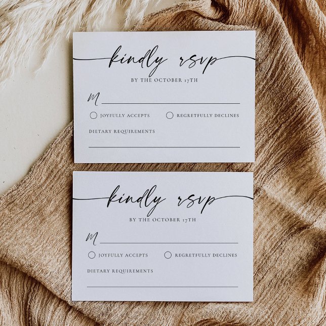 Simple Minimalist RSVP Card (Creator Uploaded)