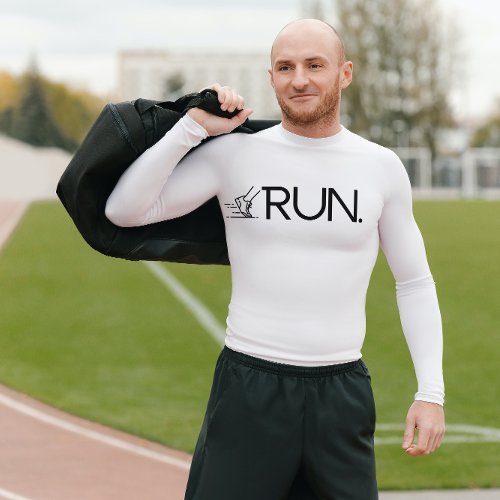 Simple Minimalist Run Script Running Motivation Sweatshirt