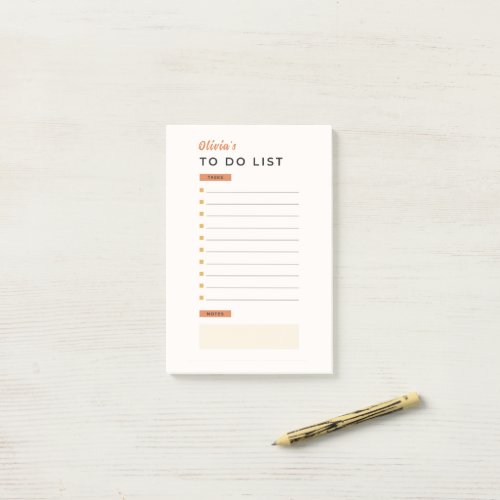SIMPLE MINIMALIST TO DO LIST NOTES