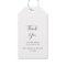 Simple Minimalist Wedding Thank You
