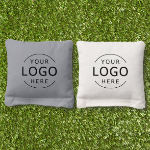 Simple Minimalist Your Own Logo Cornhole Bags