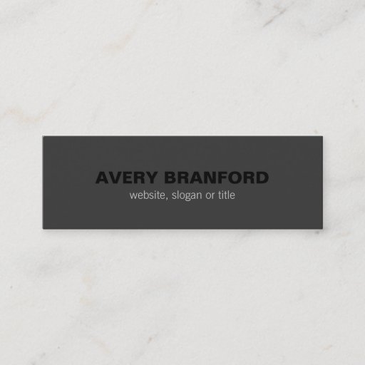 Customizable Simple Minimalistic Black Modern Professional Business Card Template