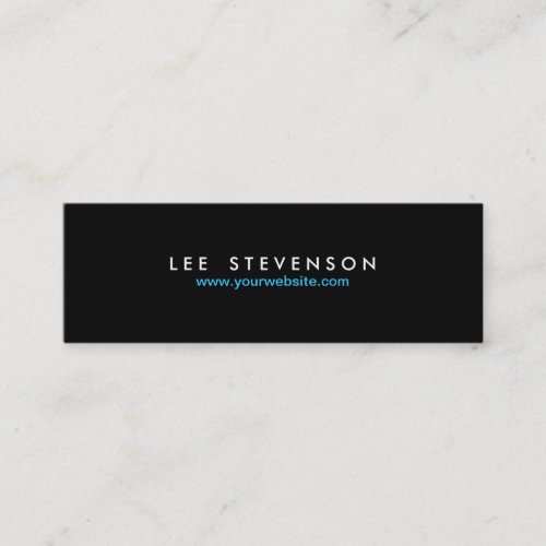 Simple Minimalistic Solid Black No. 2 Business Card Templates