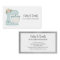 Simple Mixer Floral Cake Bakery Business Card
