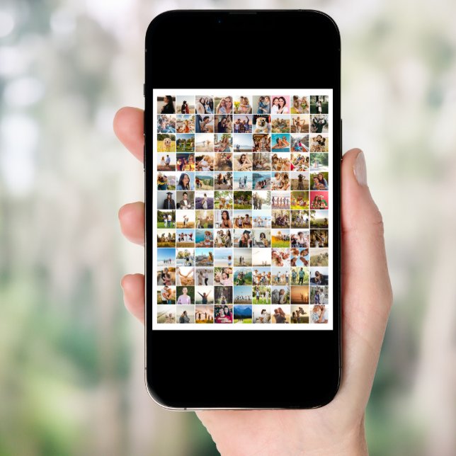 Simple Modern 108 Photo Collage Poster (Front Digital)