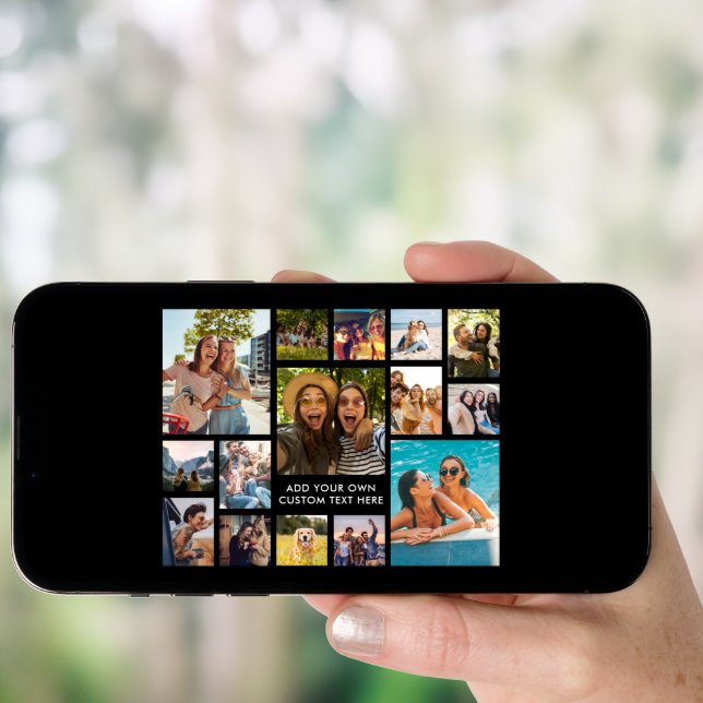 Simple Modern 15 Photo Collage Poster (Front Digital)