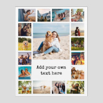 Simple Modern 17  Photo Collage Acrylic Print