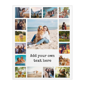 Simple Modern 17  Photo Collage Acrylic Print