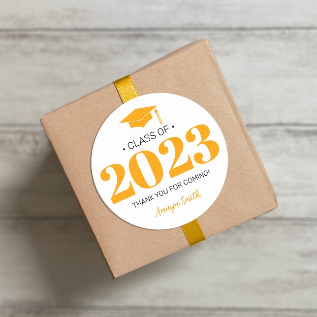 Simple Modern 20__ Graduation Gift Sticker (Creator Uploaded)