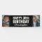 Simple Modern 2 Photo Script Happy Birthday Party