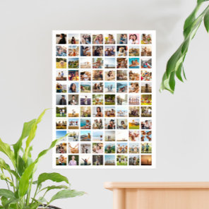 Simple Modern 88 Photo Collage Poster