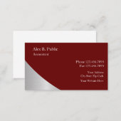Simple Modern Accountant Business Cards (Front/Back)