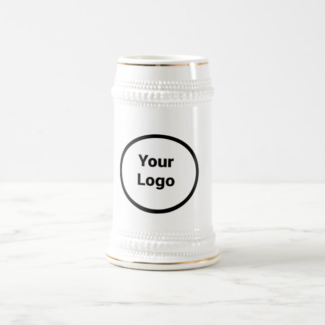 SIMPLE MODERN ADD YOUR LOGO CUSTOM MUG (Center)