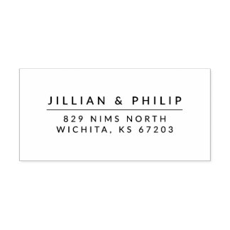 Simple & Modern Address Stamp
