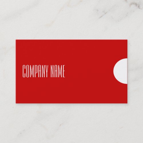 Simple Modern and Professional Business Card _ RED