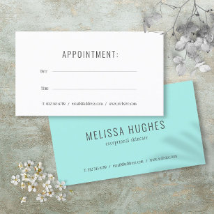 Simple  Modern Appointment Card