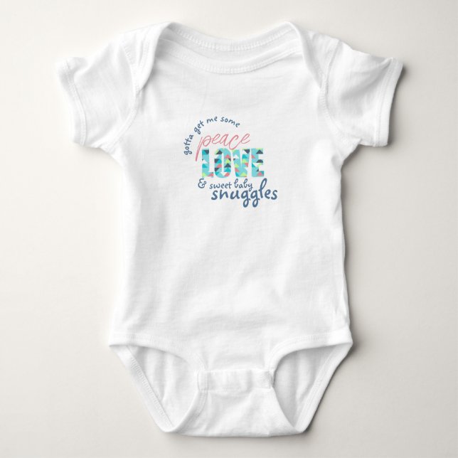 Simple Modern Baby Outfit Bodysuit (Front)
