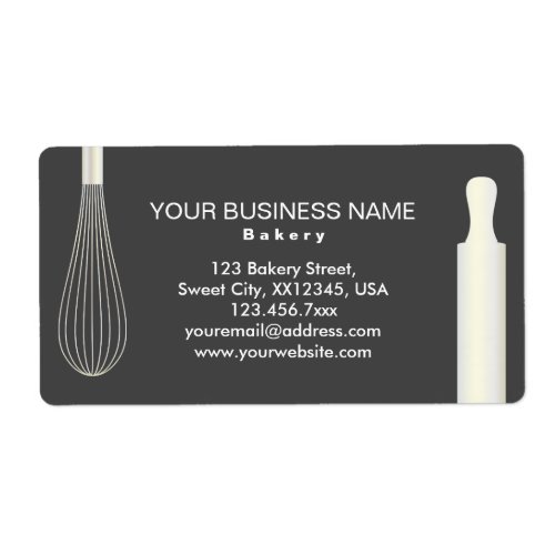 Simple Modern Bakery Baked Goods Labels