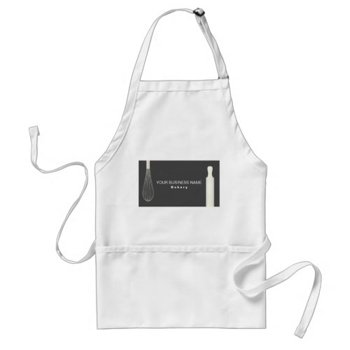 Simple Modern Bakery  Pastry Chef Baking Business Adult Apron