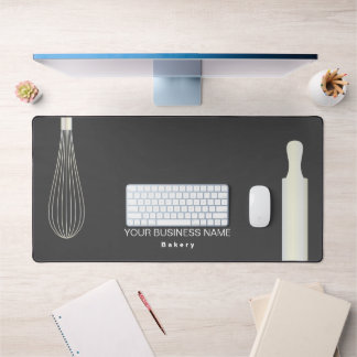 Simple Modern Bakery Pastry Chef Baking Business Desk Mat