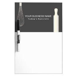 Simple Modern Bakery | Pastry Chef Baking Business Dry Erase Board