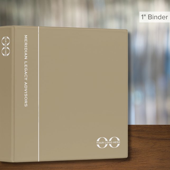 Simple Modern Binder with Custom Logo (Creator Uploaded)