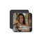 Simple Modern Black Graduation Photo QR Code Info
