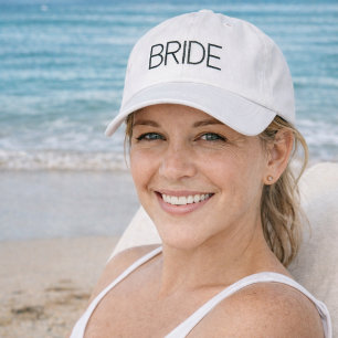 Simple Modern Bride Embroidered Baseball Cap