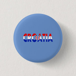 Simple Modern Bulgaria National Flag Apparel Gift Button