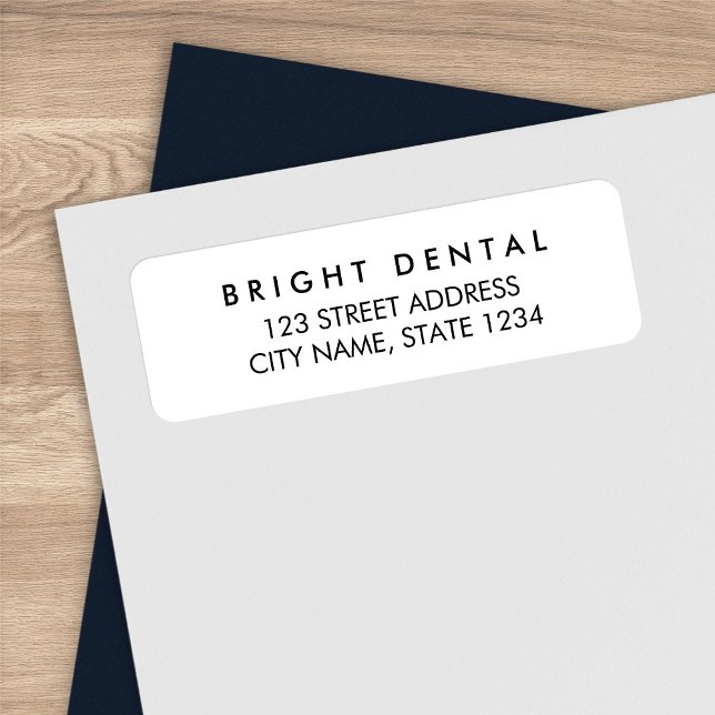 Simple Modern Business Address Label (Creator Uploaded)