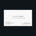 Simple Modern Business Card<br><div class="desc">A modern business card design with a simple aesthetic and a modern font.</div>